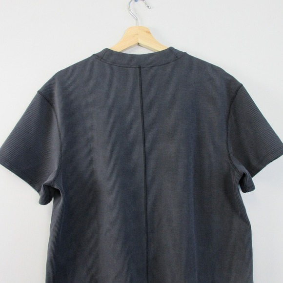 Lululemon Women's Ribbed Softstreme T-Shirt 6 Grey Short Sleeve Easy Dry 260 - Picture 4 of 10